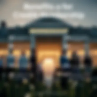 An infographic showcasing the benefits of credit union membership