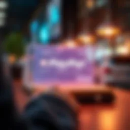 Illustration of digital credit concept