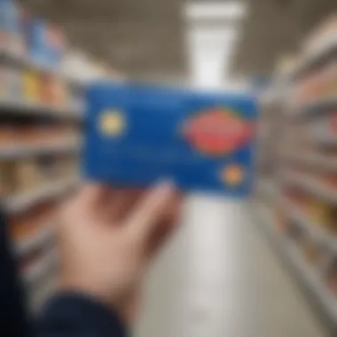 Person reviewing eligibility criteria for a Walmart Store Card