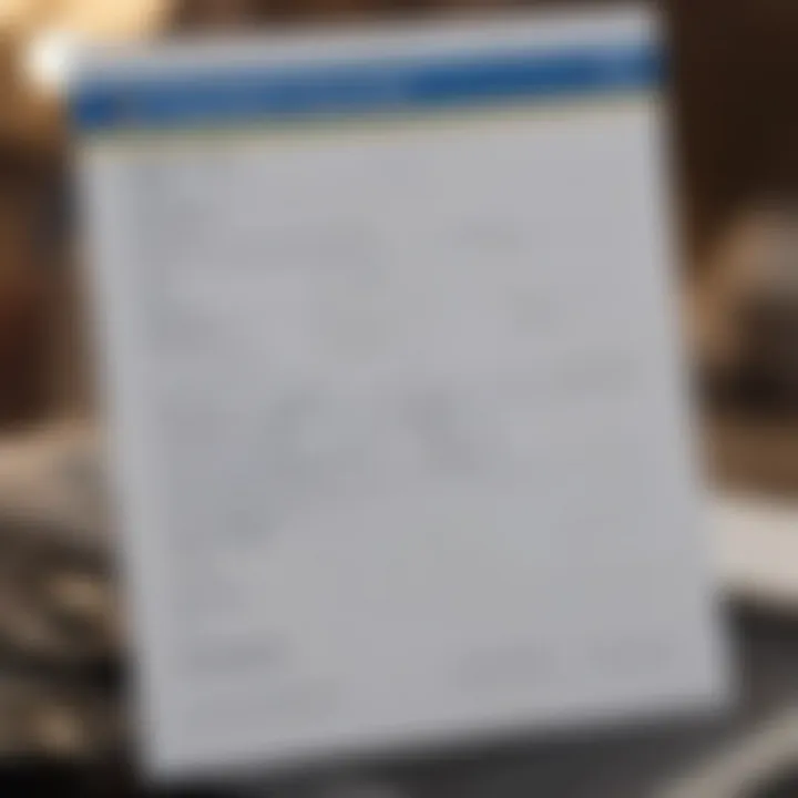 Tips for a successful Walmart Store Card application displayed on a notepad