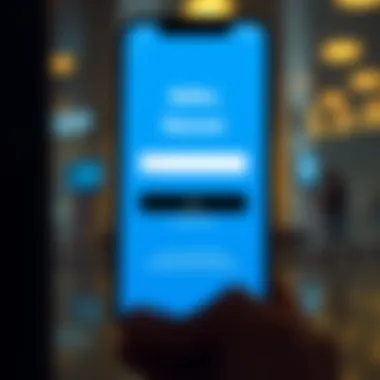 Secure Login in Bellco Mobile Banking Secure login screen with encryption features