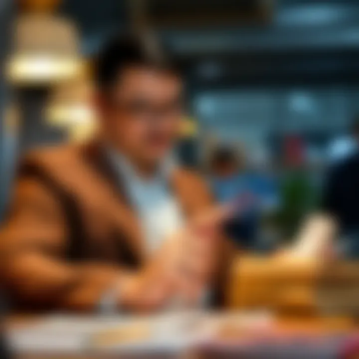 A business owner managing expenses with the card Business owner using the Bank of America Alaska Business Card