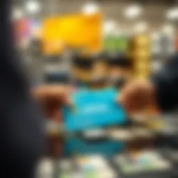 Chime card loading cash at a retail location