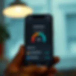 Chime app interface showcasing credit score feature