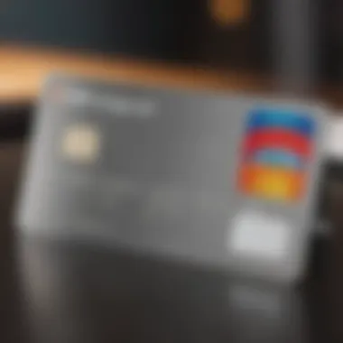 Citi AAdvantage Platinum Mastercard showcasing its sleek design