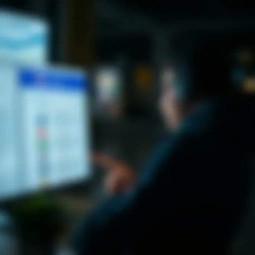 User navigating an insurance comparison website