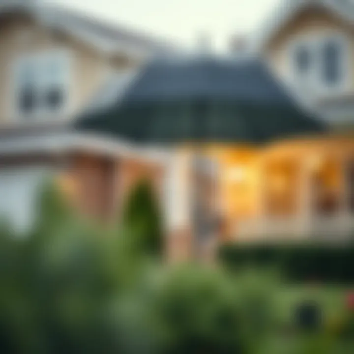 Visual comparison of umbrella policies and homeowners insurance