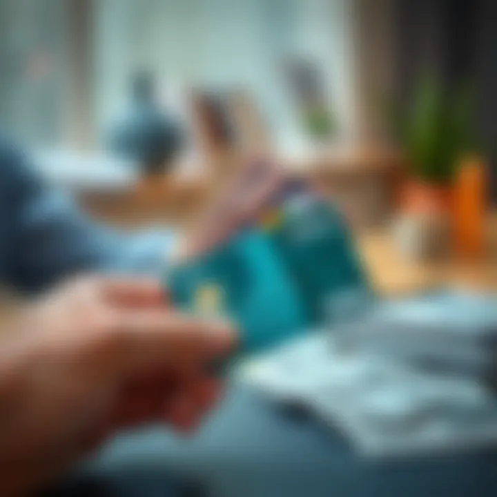 Effective Finance Management with Prepaid Cards Conceptual image of finance management