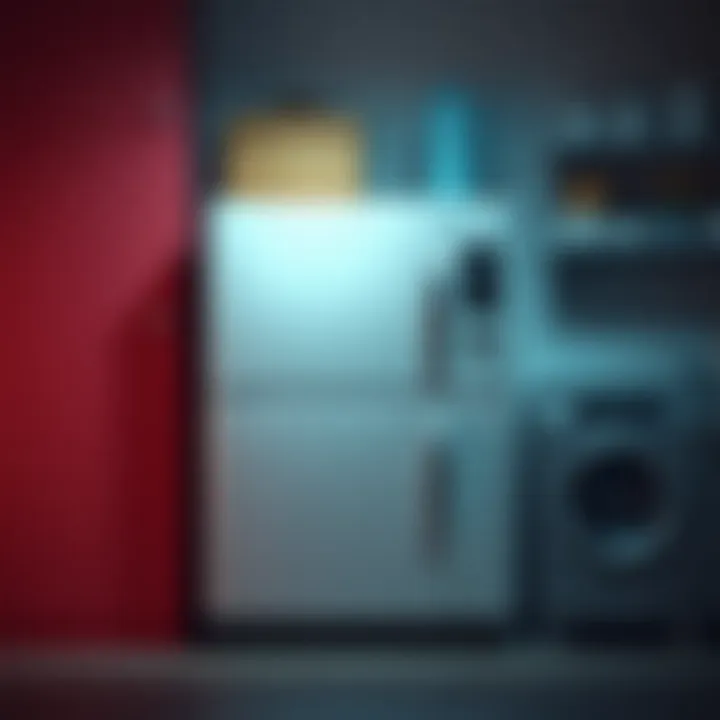 Illustration of household appliances protected by insurance