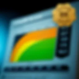 Credit score chart showing various ranges