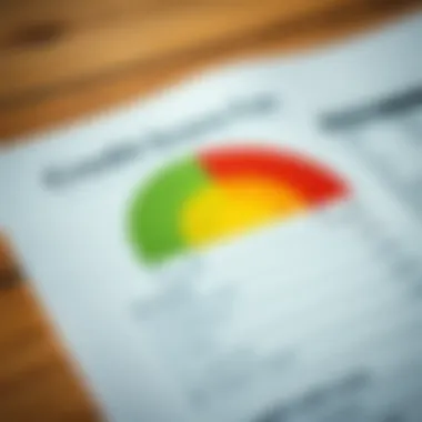 Understanding Credit Score Factors A close-up of a credit score report with highlighted factors
