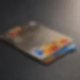 Visual representation of a secured credit card and its secure deposit mechanism