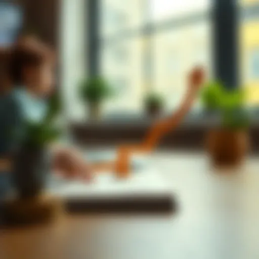 Conceptual representation of credit score improvement.