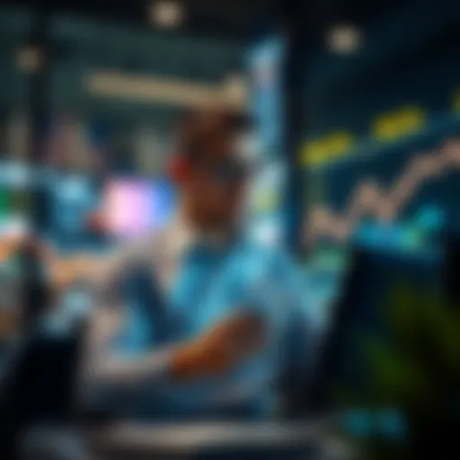 Analyzing Market Trends for Credit Cards A person analyzing credit card market trends