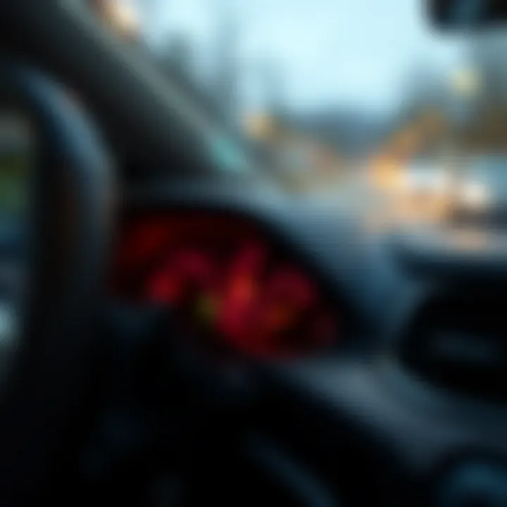 Budget-Friendly Features in Cars A close-up of a dashboard highlighting budget-friendly features