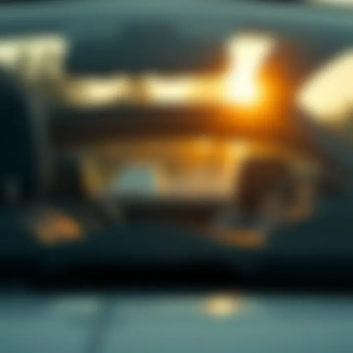 Joy of Driving a New Car A serene driving scene emphasizing the joy of driving a new car