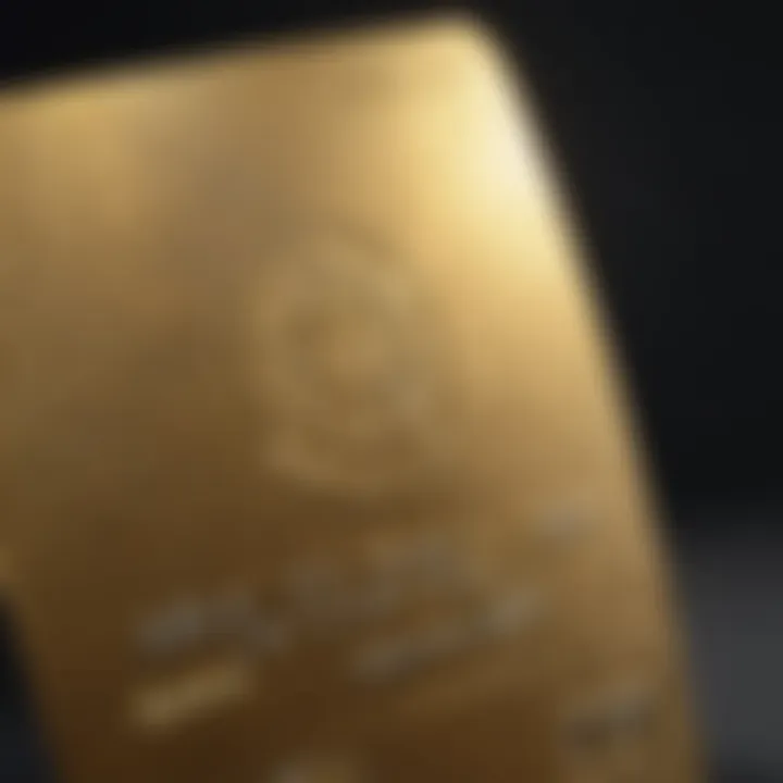 Graphical comparison between the American Express Gold Premier Card and other credit cards