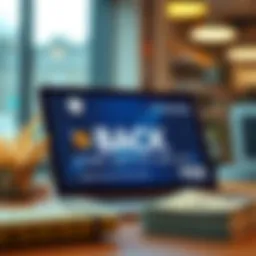 Visual representation of digital cash back rewards