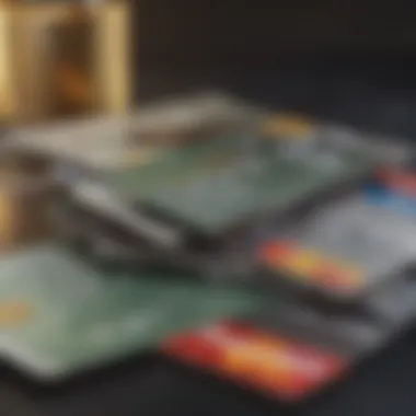 A conceptual image of smart financial planning with credit cards