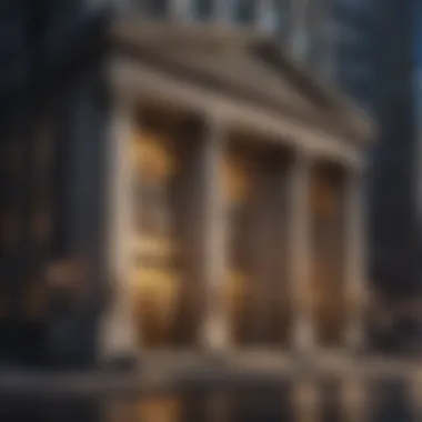 A Glimpse into History: Architecture of Banks in NYC Historical bank building in New York City, illustrating architectural significance.