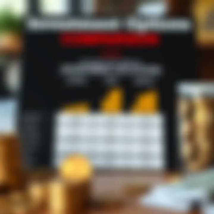 Investment Options Comparison An infographic comparing various investment options