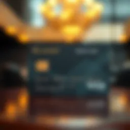 A sophisticated credit card design showcasing luxury and exclusivity