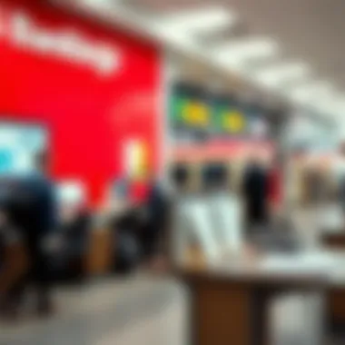 Illustration of various banking services offered by credit unions