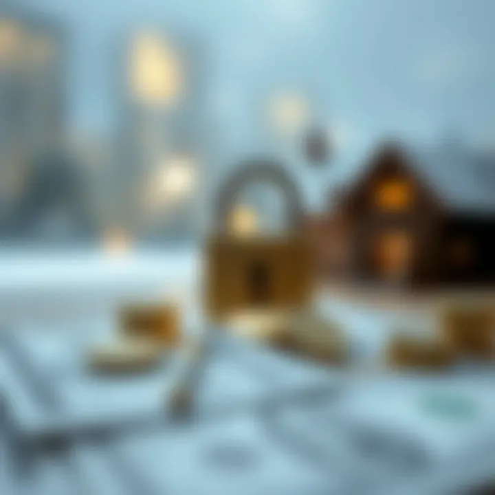 Financial Security Through Life Insurance A visual representation of financial security through life insurance.