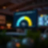 Visual representation of credit score metrics