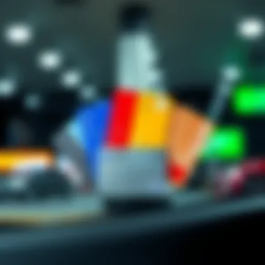 Diverse Fuel Card Choices Visual representation of various fuel card options available for businesses