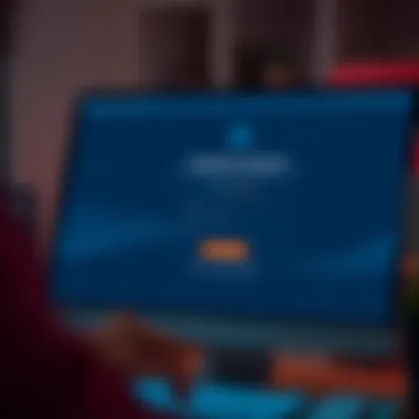 Activating Your Credit Card Through an Online Portal A computer screen showing an online activation portal