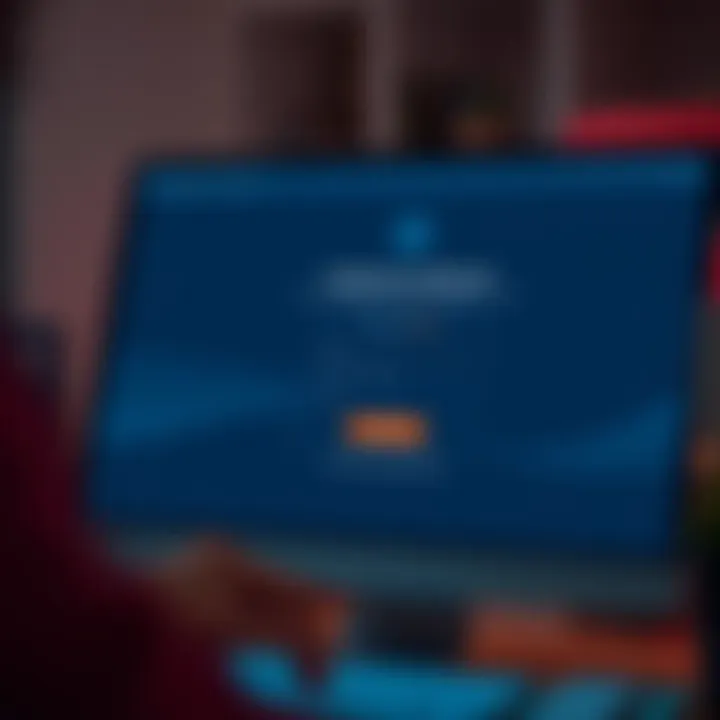 Activating Your Credit Card Through an Online Portal A computer screen showing an online activation portal