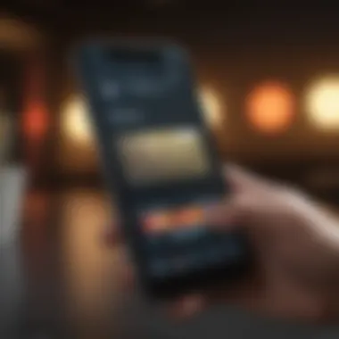 Understanding Virtual Credit Cards A digital representation of a virtual credit card on a smartphone screen