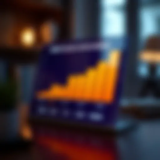 Visual representation of credit score growth after default removal