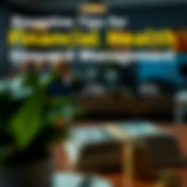 Infographic on maintaining financial health through credit management