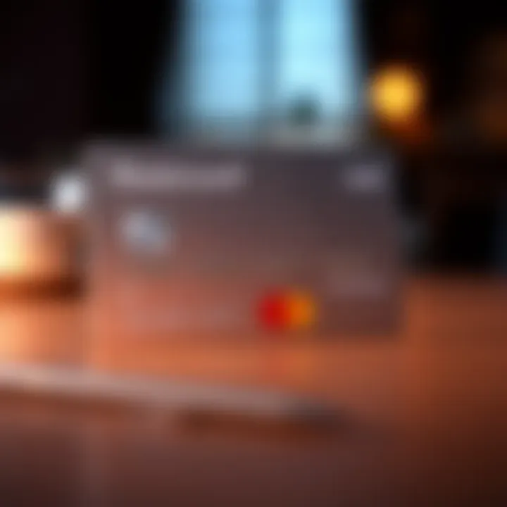 Mastercard Platinum Credit Card Design Elegant design featuring the Mastercard Platinum Credit Card