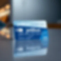 JetBlue credit card on a sleek surface