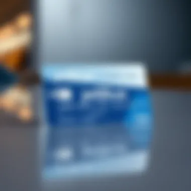 JetBlue credit card on a sleek surface