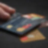 A detailed infographic illustrating the credit card application stages