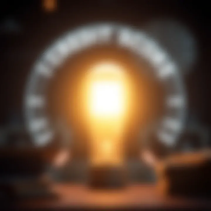 A conceptual illustration of credit score improvement