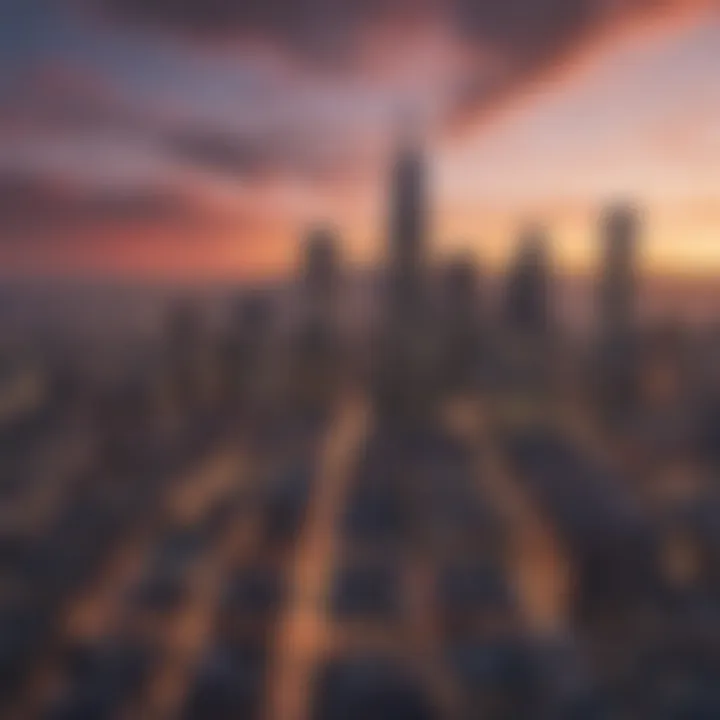 View of the San Francisco skyline with financial buildings