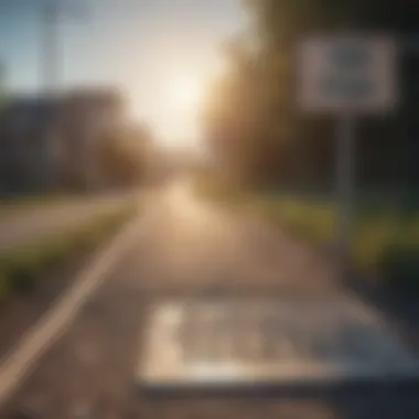 A road sign pointing to financial stability