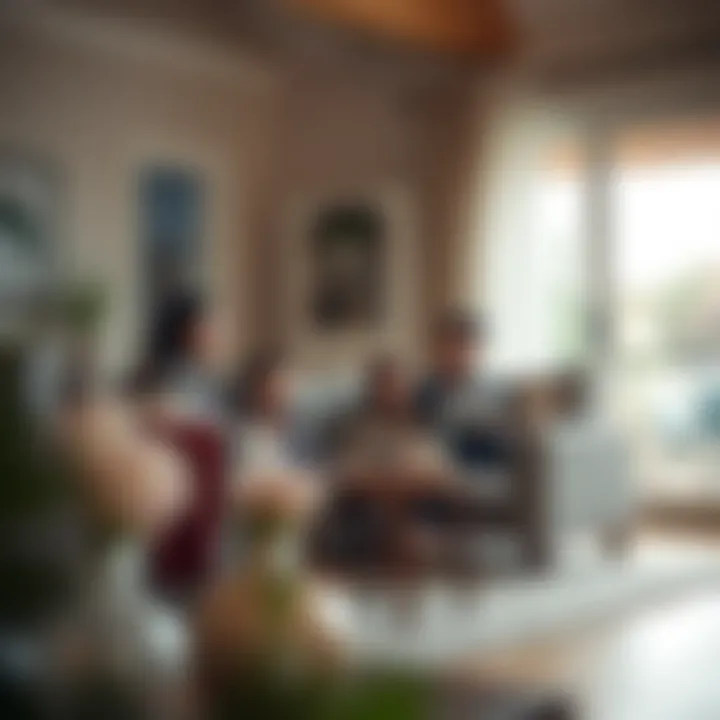 Reaping the Rewards of Home Renovations A family enjoying their newly renovated living room