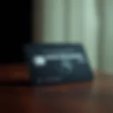 Elegance of the Black American Express card