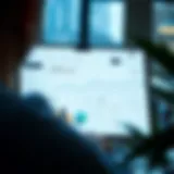 Online Dashboard Overview Illustration of an online dashboard for managing credit card accounts