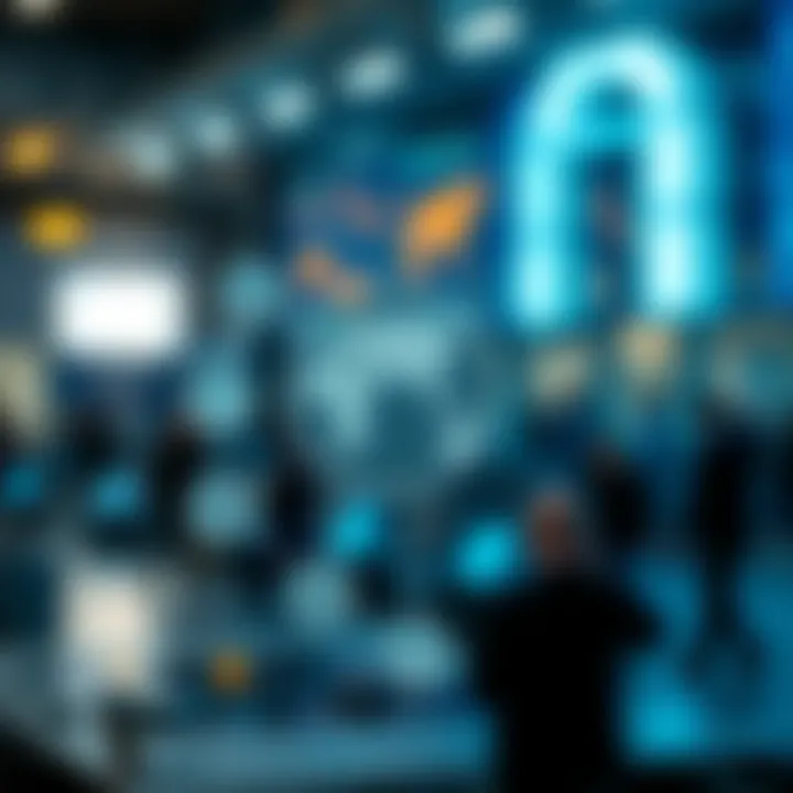 Impact of Technology on Financing Networks Diagram of technological advancements impacting financing networks