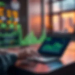 Conceptual representation of digital finance