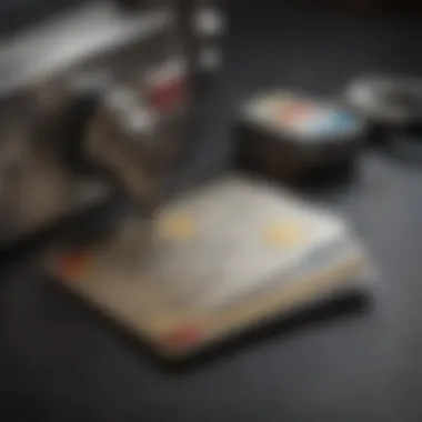 A digital security lock overlaying a credit card, emphasizing safety in transactions.