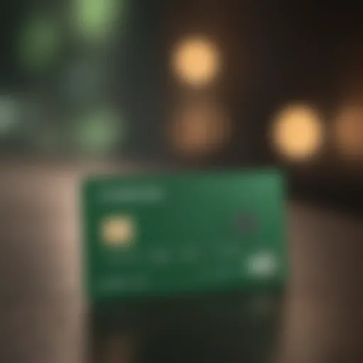 Visual representation of a Green Dot card