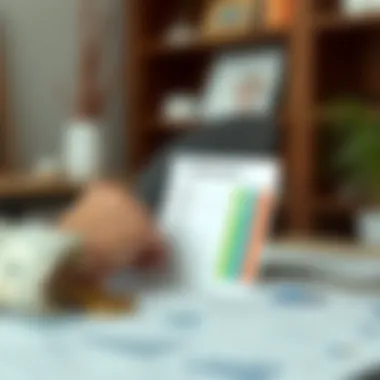 Visual representation of credit score improvement strategies